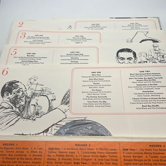 THE SWING YEARS (1936-46) VARIOUS ARTISTS (5LPS) PREMIUM QUALITY USED LP (NM/EX) - Picture 5 of 5